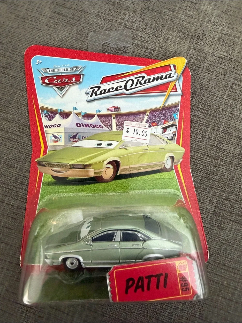 Cars Disney Pixar Race-O-Rama Patti Die-Cast Toy Car - Green